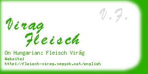 virag fleisch business card